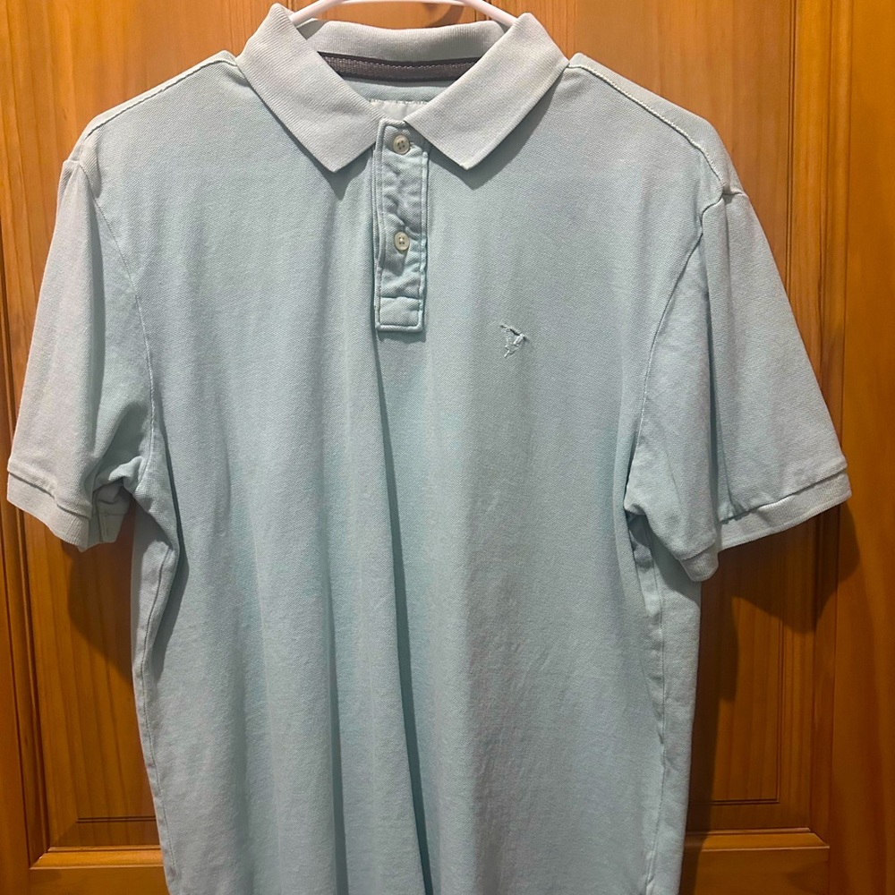 American Eagle Teal Collar shirt